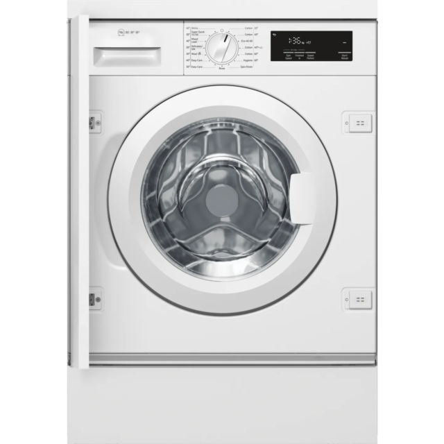 Neff W543BX2GB Built-In Washing Machine, 8 Kg, 1400 Rpm
