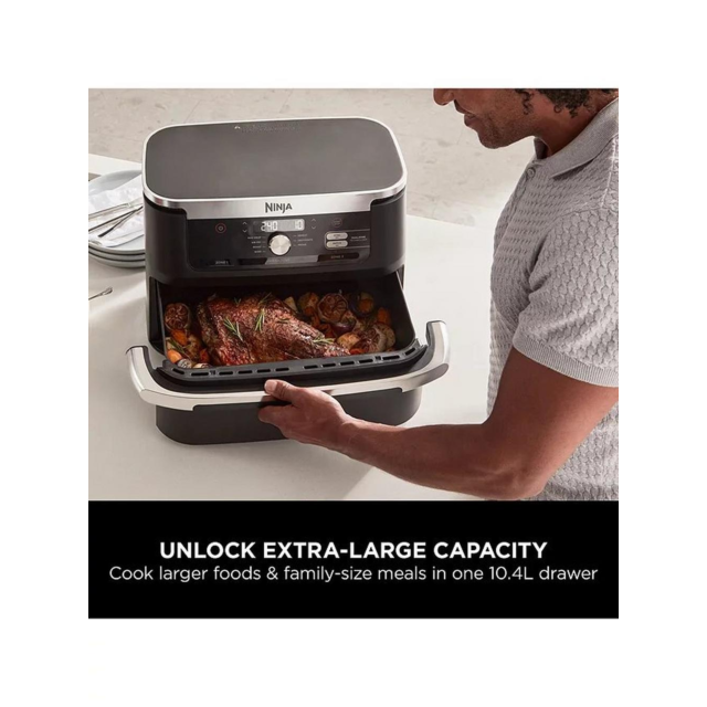 Ninja AF500UK Foodi Flexdrawer Air Fryer - Black
