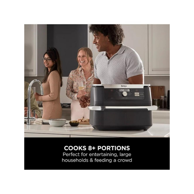 Ninja AF500UK Foodi Flexdrawer Air Fryer - Black