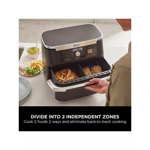 Ninja AF500UK Foodi Flexdrawer Air Fryer - Black