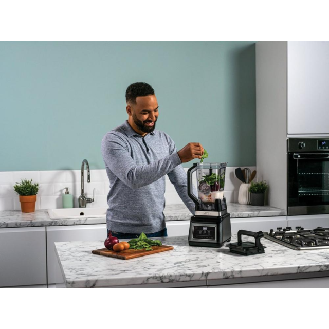 Ninja BN750UK 2-In-1 Blender With Auto-Iq - Black/Sliver