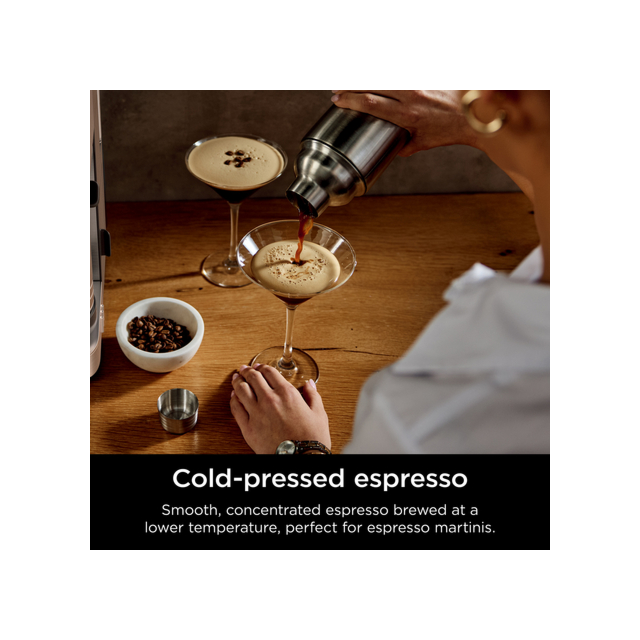 Ninja ES701UK Luxe Cafe Pro Series Espresso Machine - Black/Stainless Steel
