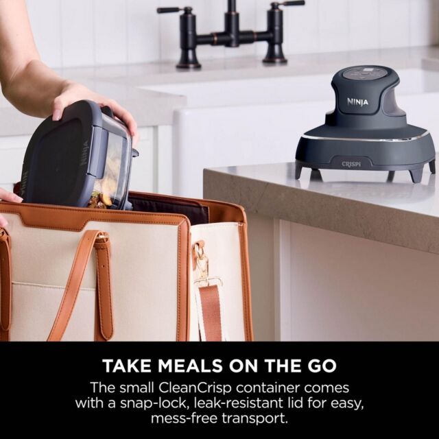 Ninja FN101UKGY CRISPi 4-in-1 Portable Air Fryer - Cyberspace Blue