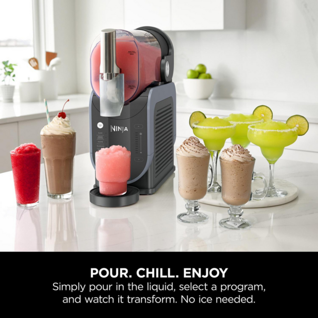 Ninja FS301UK SLUSHi Frozen Drink Maker - Arctic Blue, Grey