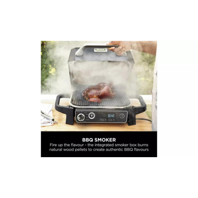 Ninja OG701UK Woodfire Electric Bbq Grill & Smoker