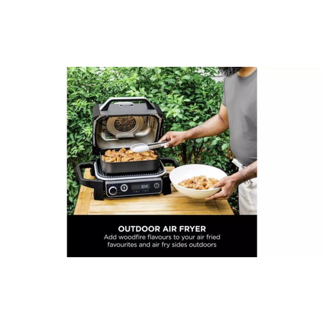 Ninja OG701UK Woodfire Electric Bbq Grill & Smoker