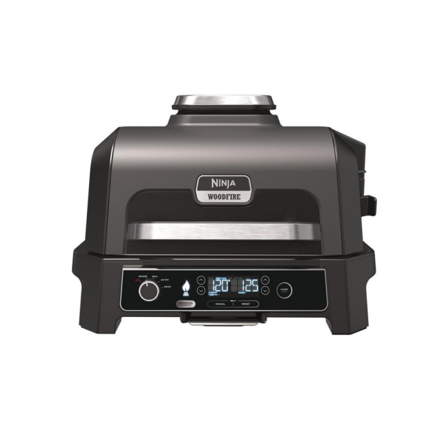 Ninja OG850UK Woodfire Pro Xl Electric Bbq Grill & Smoker - Black/Grey