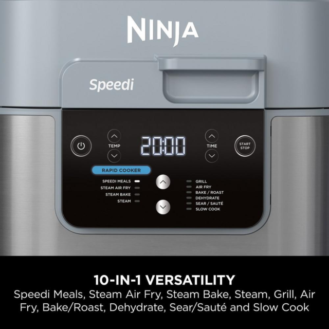 Ninja ON400UK Speedi 10-In-1 Rapid Cooker - Grey