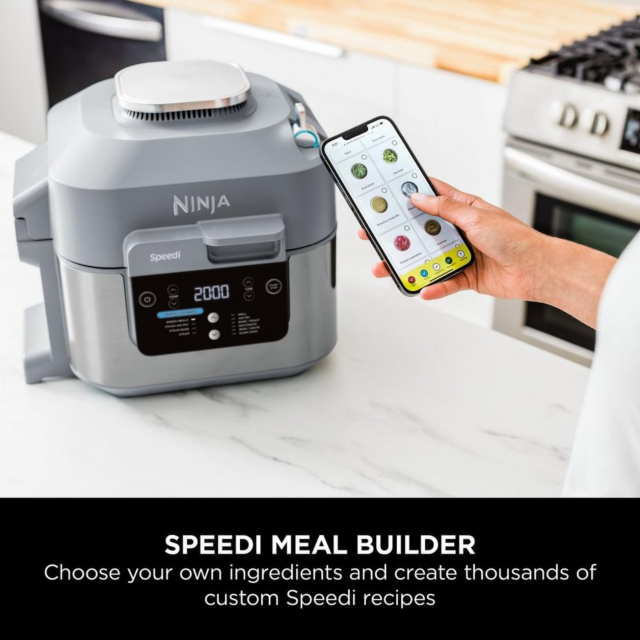 Ninja ON400UK Speedi 10-In-1 Rapid Cooker - Grey