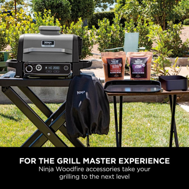 Ninja XSKCRISPBTEUK Woodfire Bbq Combo Crisper Basket - Black