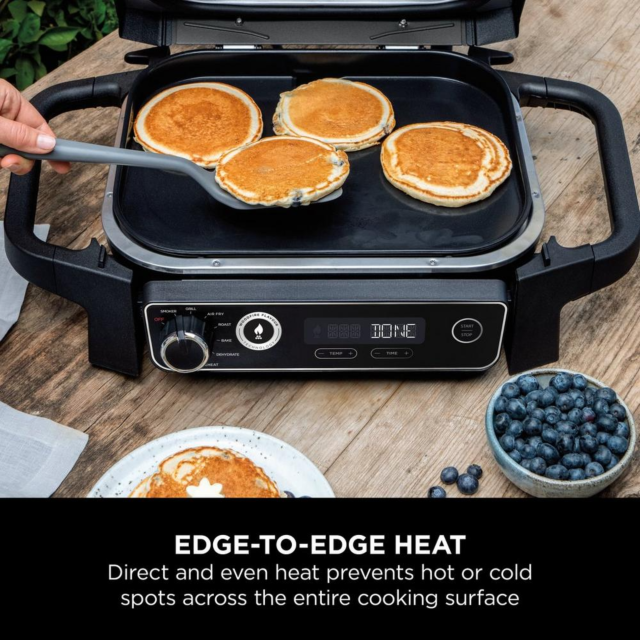 Ninja XSKGRIDPLTEUK Woodfire Electric Bbq Flat Plate - Black