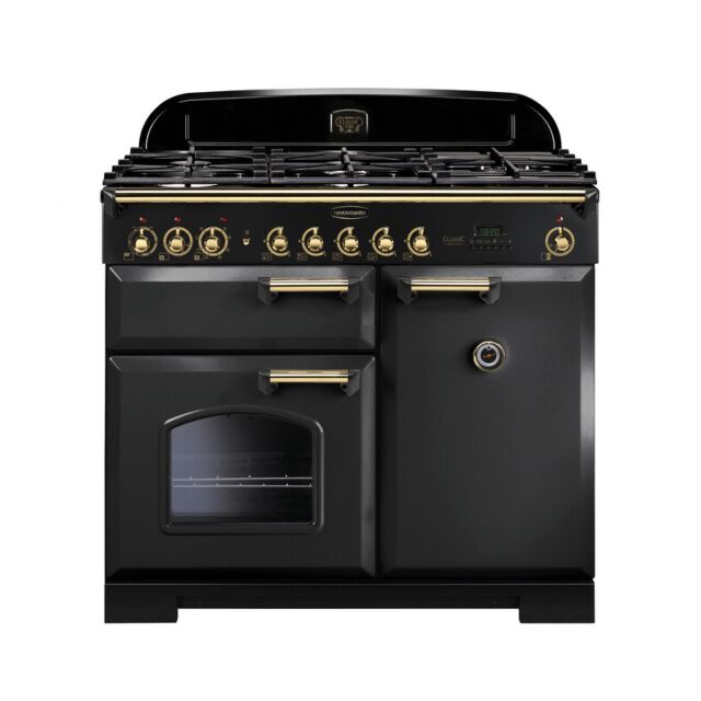 Rangemaster CDL100DFF Classic Deluxe 100 Dual Fuel With Chrome Trim