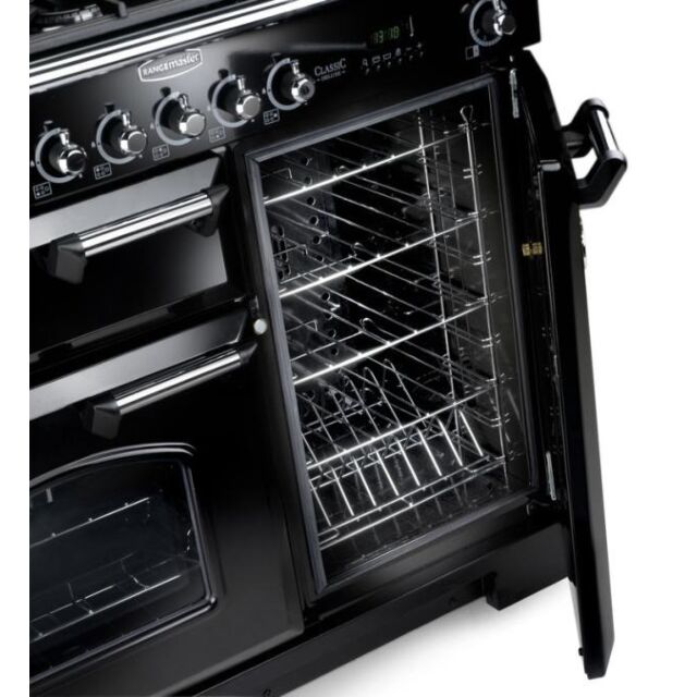 Rangemaster CDL110EI Classic Deluxe 110 Cm Electric Induction - With Chrome Trim