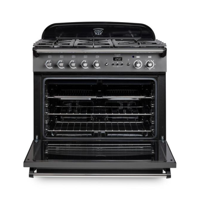 Rangemaster CLAS90FXDFF Classic Fx 90 Dual Fuel With Brass Trim