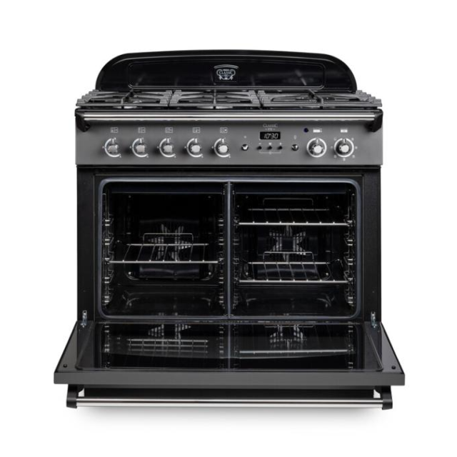 Rangemaster CLAS90FXDFF Classic Fx 90 Dual Fuel With Brass Trim