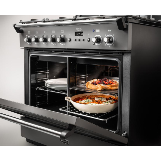 Rangemaster CLAS90FXDFF Classic Fx 90 Dual Fuel With Chrome Trim