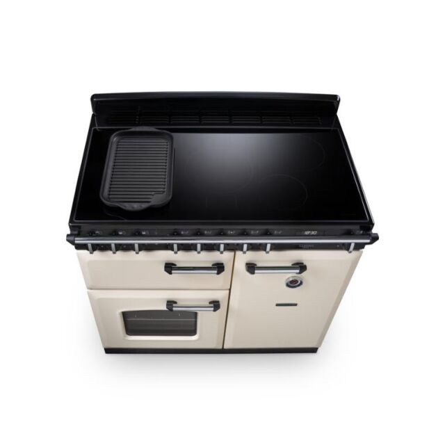 Rangemaster CLDLB110EIPSLT-AB1 Classic Deluxe 110 Induction Slate With Antique Brass Trim