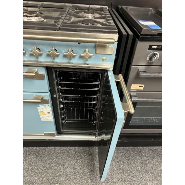 Rangemaster ELS90DFFCA-EX-DISPLAY Elise 90Cm Dual Fuel With Nickel Trim
