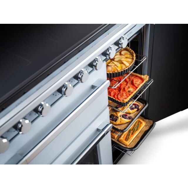 Rangemaster ESDL100EIPPCR/AB1 100Cm Range Cooker Induction Brass Trim