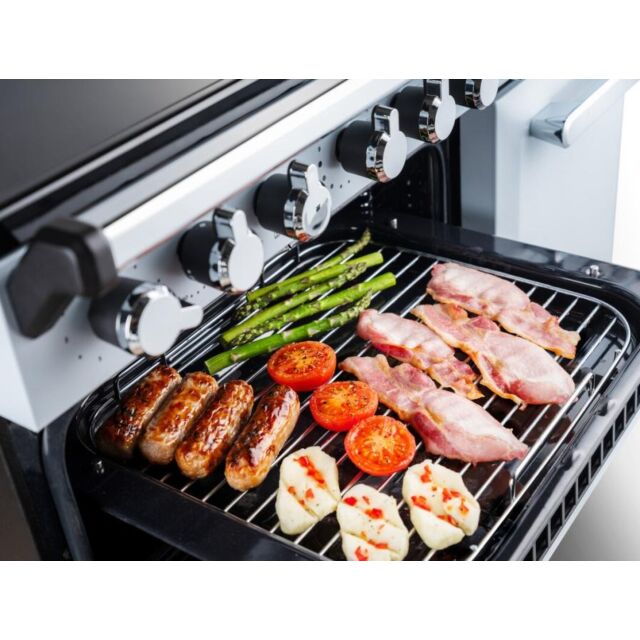 Rangemaster ESDL100EIPPCR/AB1 100Cm Range Cooker Induction Brass Trim