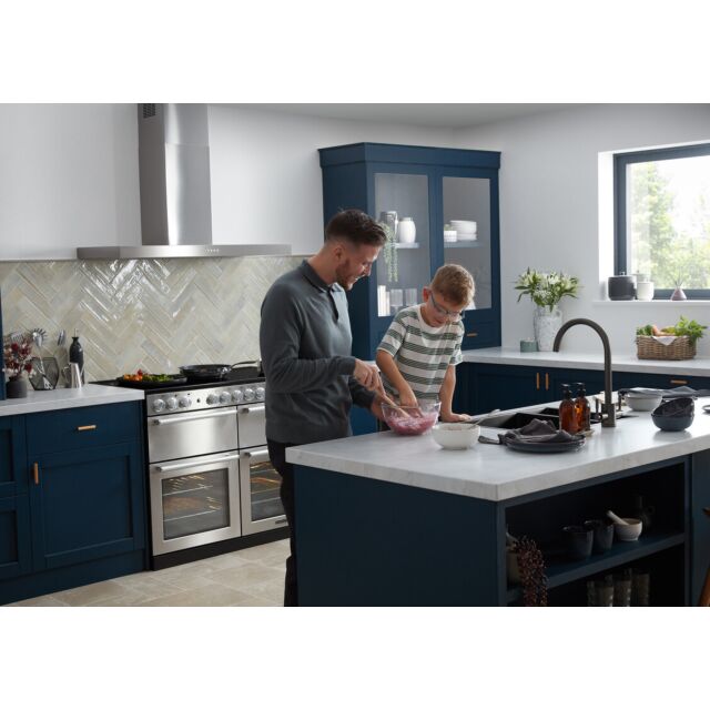Rangemaster NEXB110EIPSLT/CM1 Nexus 110 Induction Slate With Chrome Trim