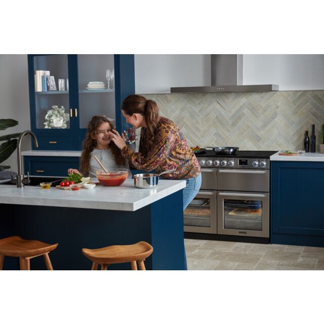 Rangemaster NEXB110EIPSLT/CM1 Nexus 110 Induction Slate With Chrome Trim