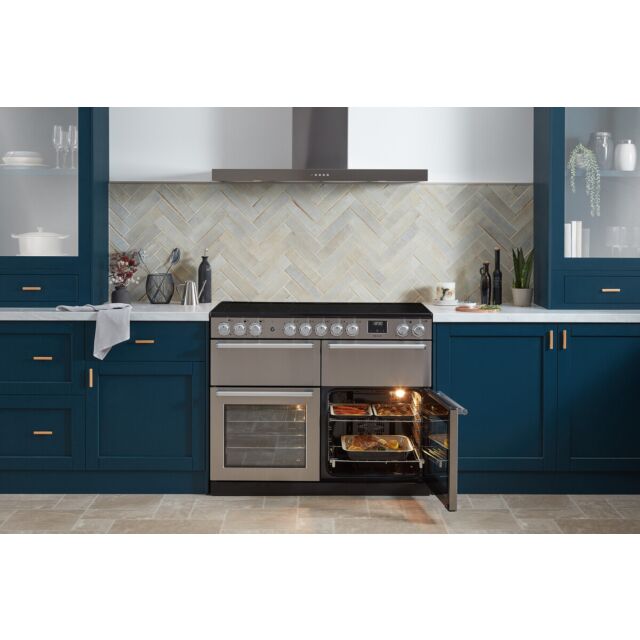 Rangemaster NEXB110EIPSLT/CM1 Nexus 110 Induction Slate With Chrome Trim
