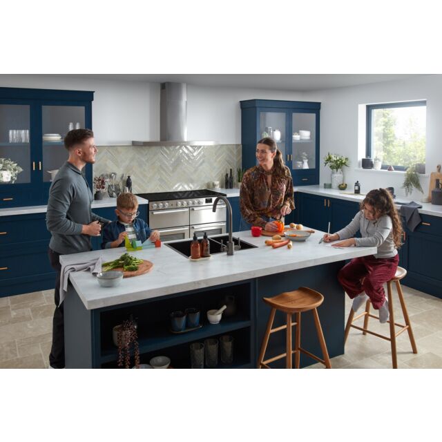 Rangemaster NEXB110EIPSLT/CM1 Nexus 110 Induction Slate With Chrome Trim