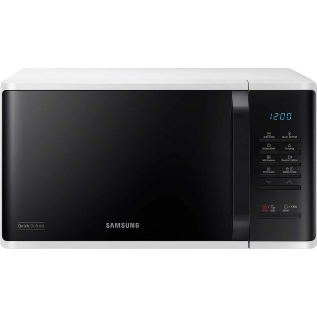 Samsung MS23K3513AW/EU Solo Microwave Oven With Triple Distribution System - White