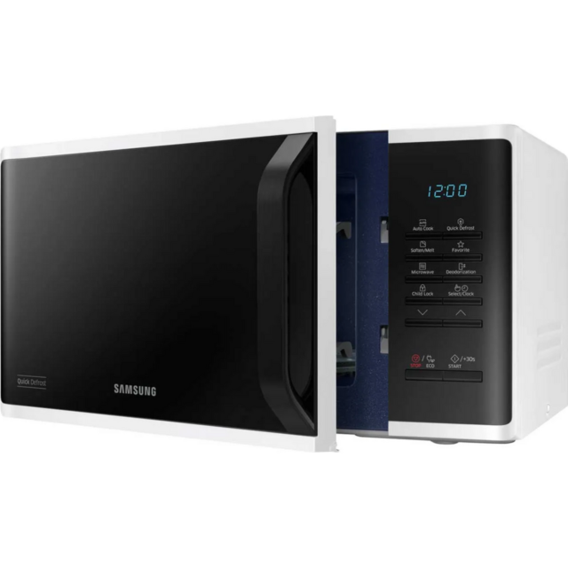 Samsung MS23K3513AW/EU Solo Microwave Oven With Triple Distribution System - White