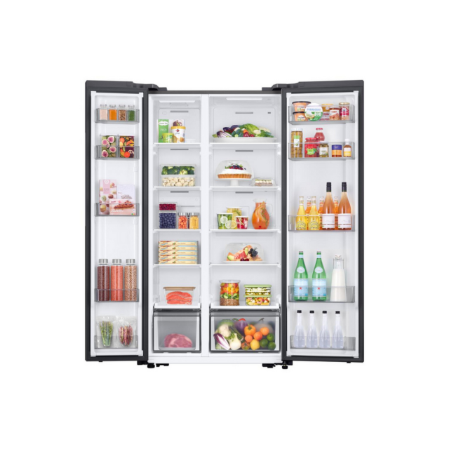 Samsung RS57DG400EM9EU 91Cm Frost Free American Fridge Freezer - Silver
