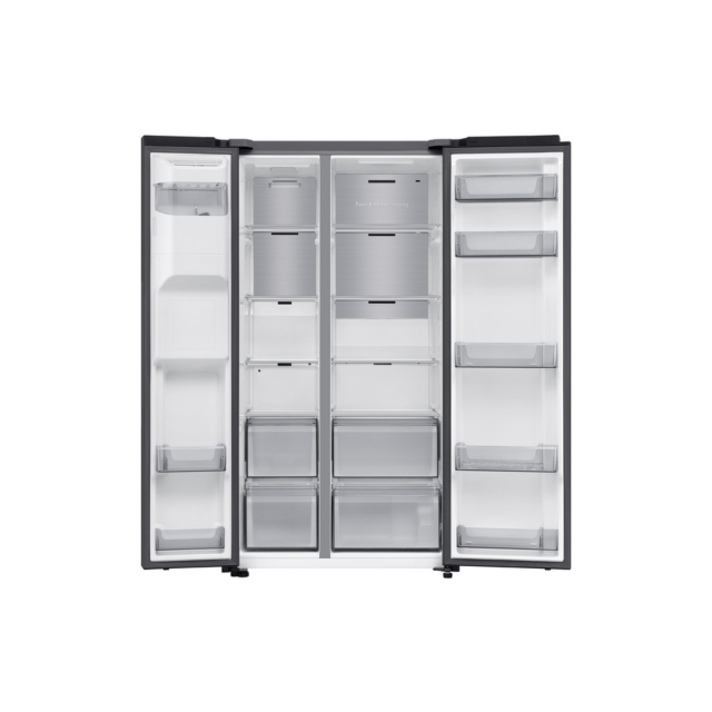 Samsung RS70F66KCFEU 91Cm Side By Side American Fridge Freezer - Black