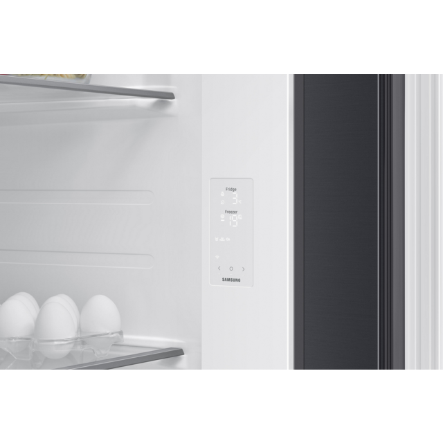 Samsung RS70F66KCFEU 91Cm Side By Side American Fridge Freezer - Black