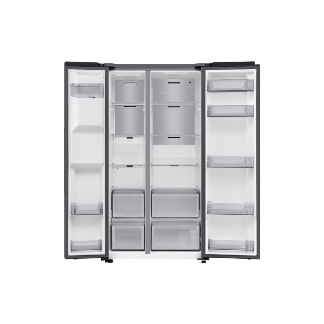 Samsung RS70F66KCTEU 91Cm Side By Side American Fridge Freezer - Silver
