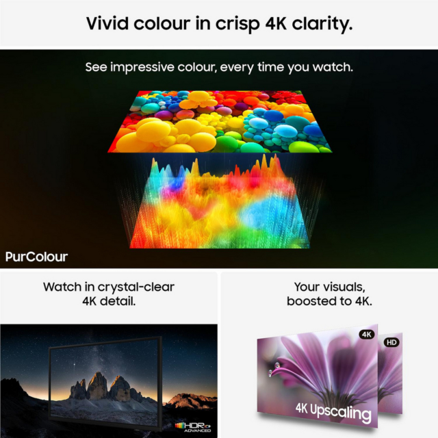 Samsung UE55M70HAKXXU 55inch 4K Mini LED Vision AI Smart TV
