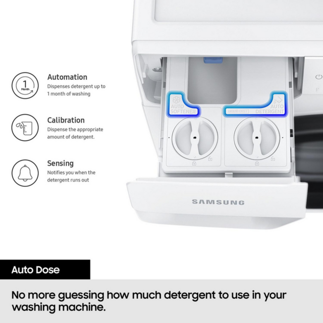 Samsung WW90DG6U85LEU1 9Kg 1400 Spin Washing Machine - White
