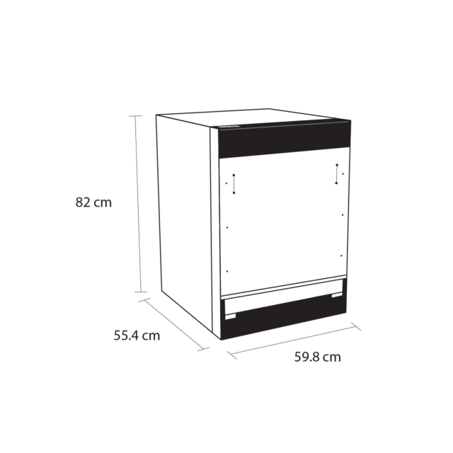 Schonhaus DWSI0115FSB Built In Dishwasher - 15 Place Settings