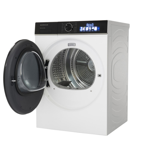 Schonhaus TDSHF018A3W 8Kg Heat Pump Tumble Dryer - White