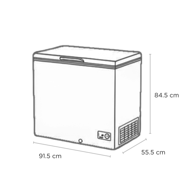 Sensis RFCHT01F196EW 91.5cm Chest Freezer - White