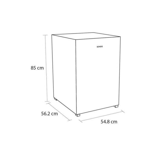 Sensis RFUCF01F54EW 54.8cm Undercounter Fridge with icebox - White