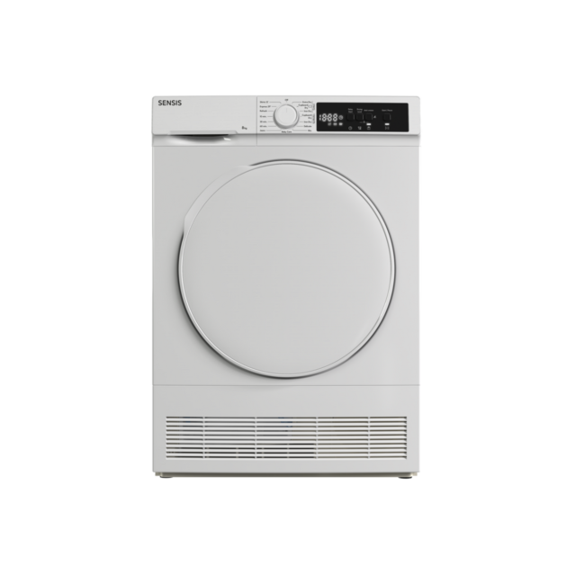 Sensis TDCF018BW 8Kg Condenser Tumble Dryer - White