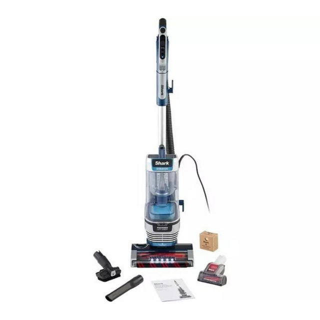Shark AZ3000UKT Shark Stratos Xl Anti Hair Wrap Plus Anti-Odour Upright Vacuum - Navy Blue