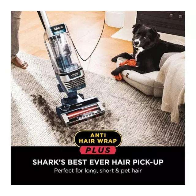 Shark AZ3000UKT Shark Stratos Xl Anti Hair Wrap Plus Anti-Odour Upright Vacuum - Navy Blue