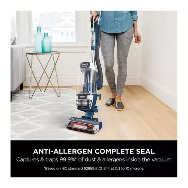 Shark AZ3000UKT Shark Stratos Xl Anti Hair Wrap Plus Anti-Odour Upright Vacuum - Navy Blue