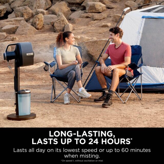 Shark FA300UK 307FA300UK Shark FlexBreeze Pro Mist Indoor + Outdoor Fan + Outdoor Misting System - D