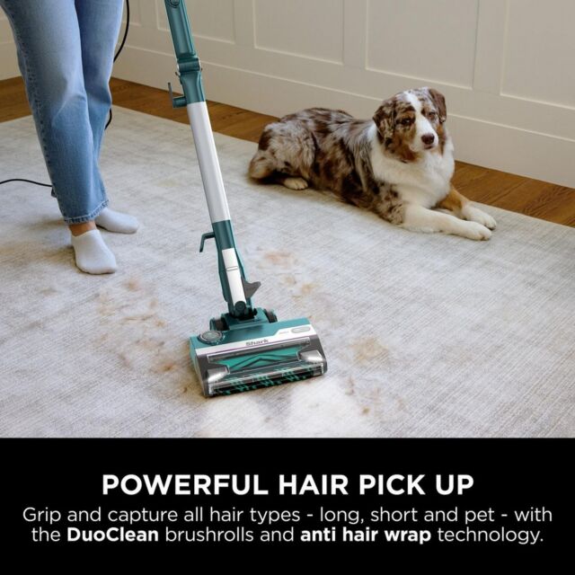 Shark HZ4000UKT PowerDetect Corded Stick Vacuum Cleaner - Dark Teal