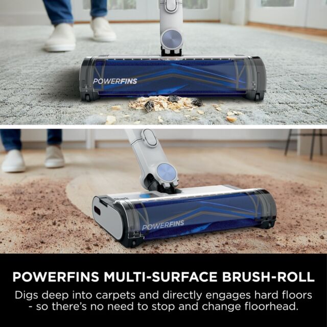 Shark IW4621UKT Detect Clean + Empty Cordless Pet Vacuum Cleaner - 60 Minutes Run Time - White