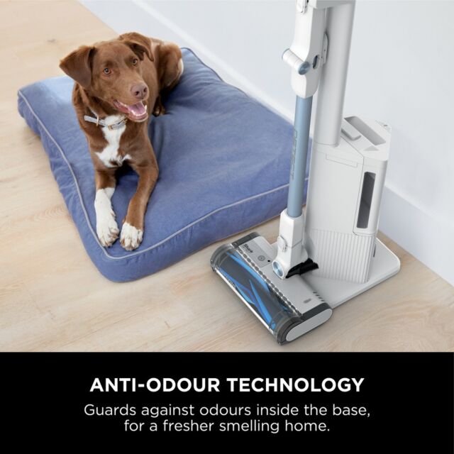 Shark IW4621UKT Detect Clean + Empty Cordless Pet Vacuum Cleaner - 60 Minutes Run Time - White