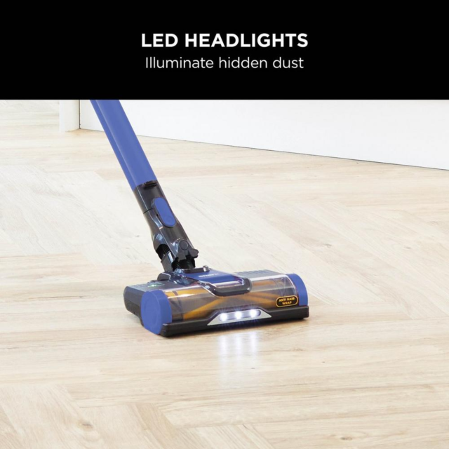 Shark IZ202UK Cordless Stick Vacuum Cleaner - 40 Minutes Run Time - Blue