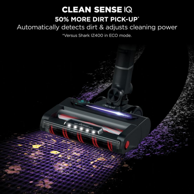 Shark IZ400UK Stratos Cordless Stick Vacuum Cleaner - 60 Minutes Run Time - Gold